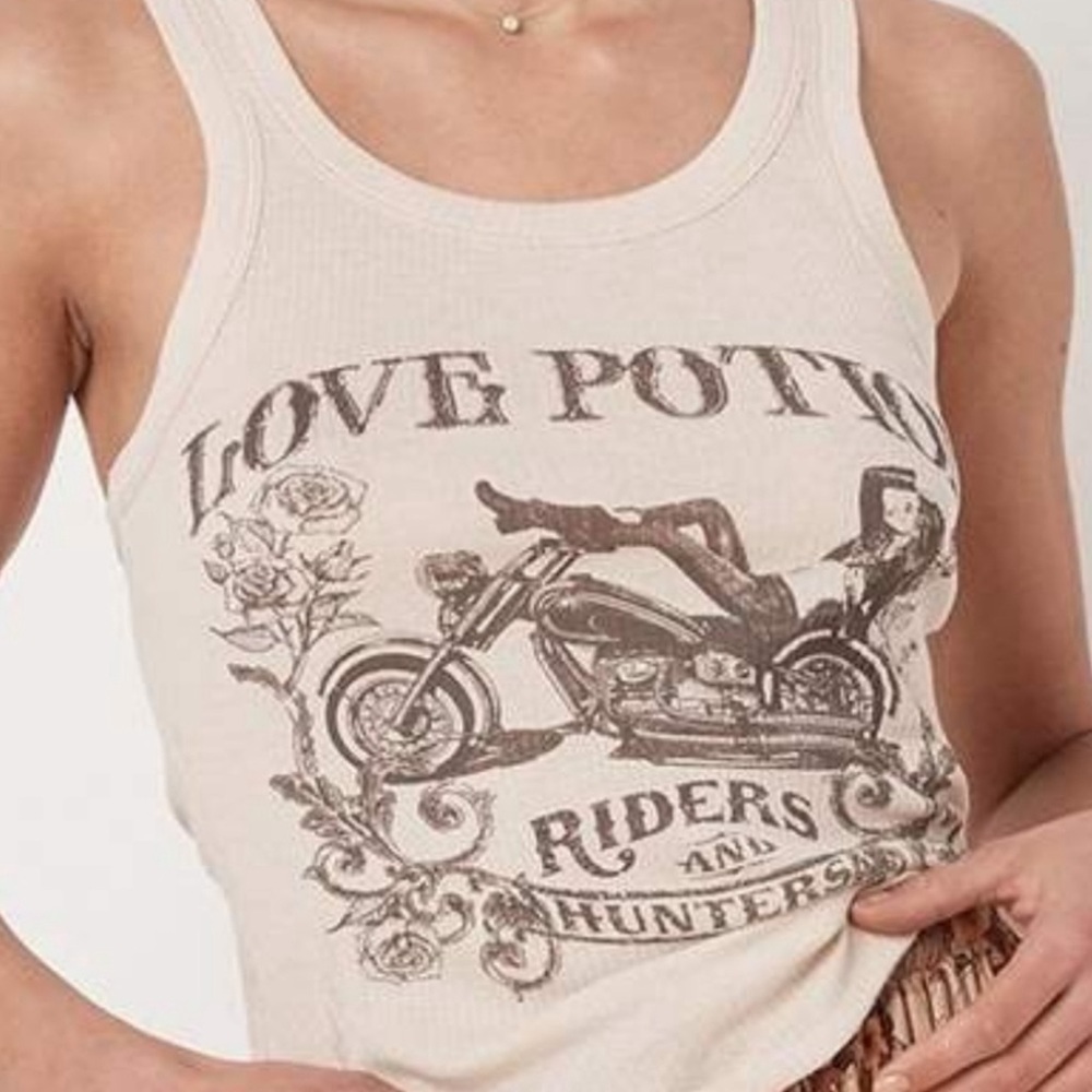 Spell Love Potion Biker Tank Top